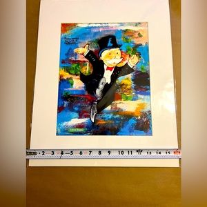 MONEY MAKES THE WORLD GO ROUND PAINTING BY RAQUEL BERNIKOVA